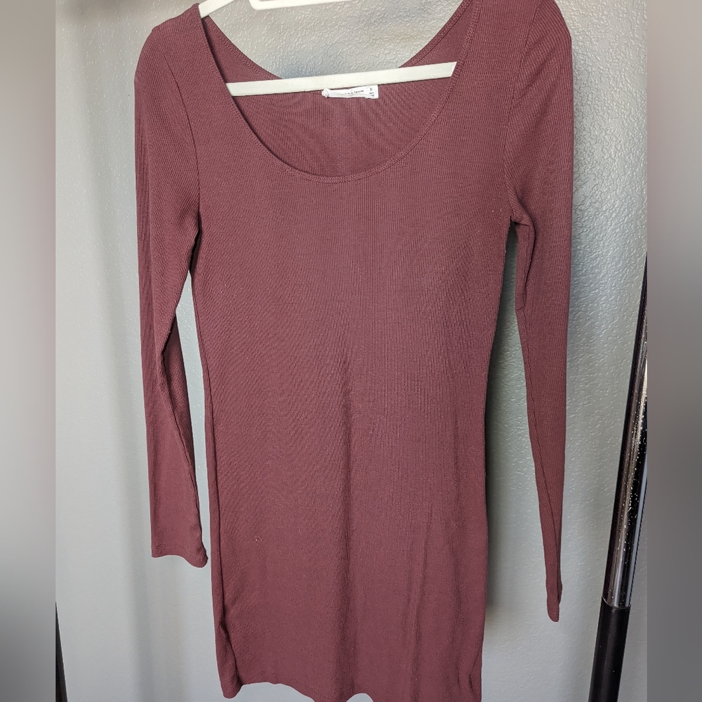 Double Zero Bodycon Long Sleeve Dress